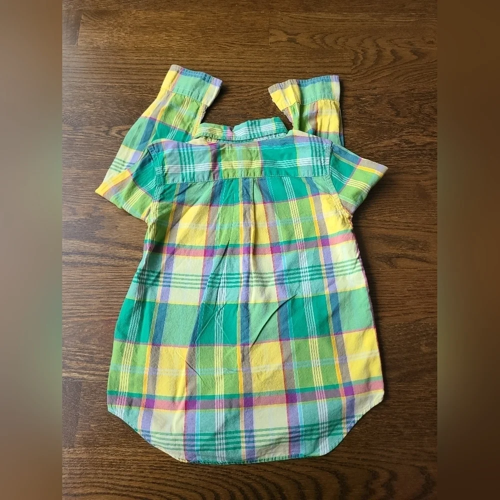 Ralph Lauren Colorful Plaid Kids Shirt Sz.5